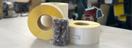 52 × 38 mm thermal labels