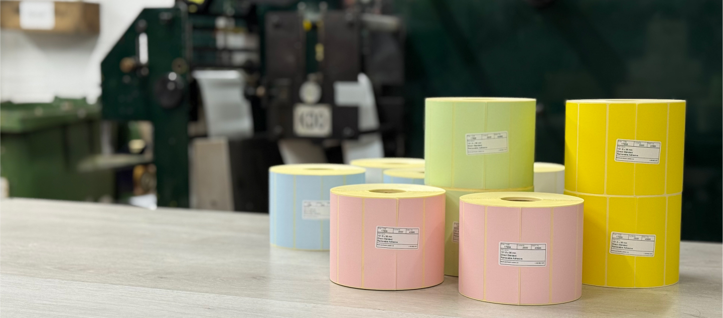 Rolls of paper thermal labels