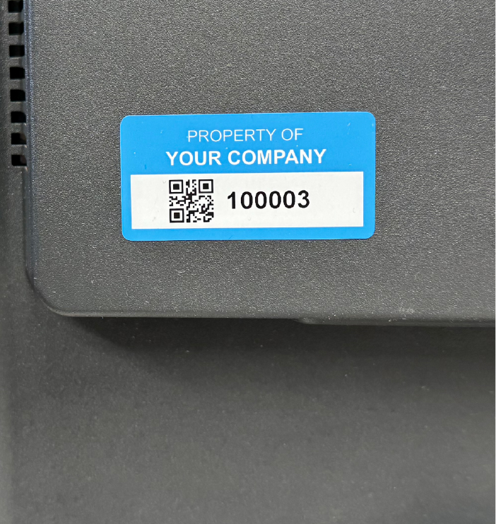 Destructible Security Label - Primary View
